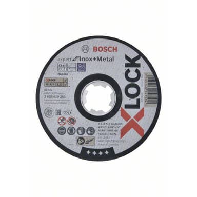 Separationspår rakt 115 mm 22.23 mm Bosch Accessories