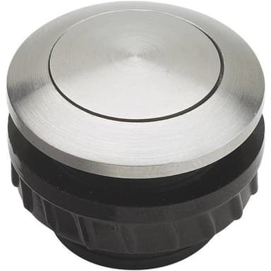 Grothe 62000 Klockknapp 1x Rostfritt stål 12 V/1,5 A