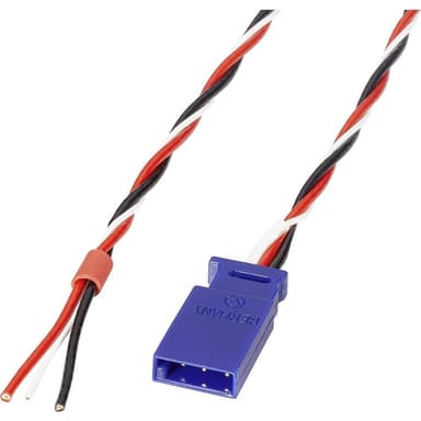 Servo Kabel för mottagare deluxe [1x Futaba - 1x Öppen