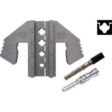 Crimpinsats Kontaktdon solcell 6.0 till 1.5 mm²