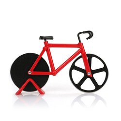 Pizzaskärare / Pizza Slicer Cykel - Röd