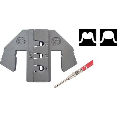 Crimpinsats TYSKA TOOLCRAFT PLE-0K3 1595623 Passar