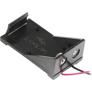 Velleman BH9V Batterihållare 1x 9 V blockbatteri Kabel