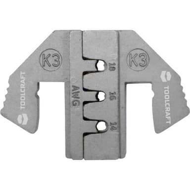 Crimpinsats TYSKA TOOLCRAFT PLE-0K3 1595623 Passar