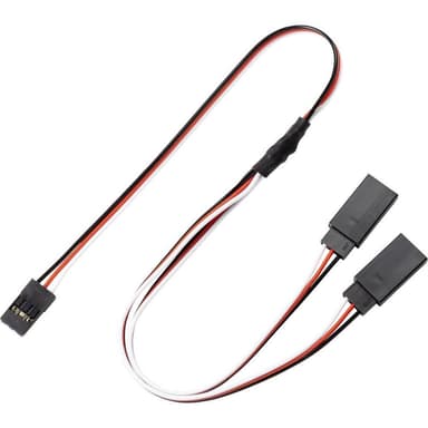 Servo Y-kabel [2x Futaba-kontakt - 1x JR-hylsa] 30.00