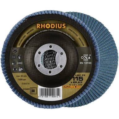 Lamellslipskiva Rhodius 210663 Diameter 115 mm N/A 1 st