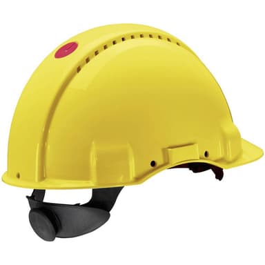 Skyddshjälm med UV-sensor Gul 3M G3000 m Uvicator