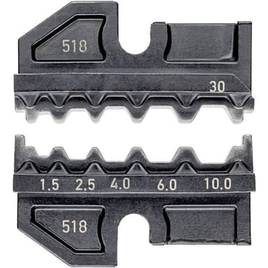 Crimpinsats Oisolerad strömkontakt 1.5 till 4 mm²