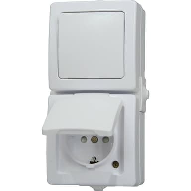 Kopp Strömställare/uttag kombi 138502009