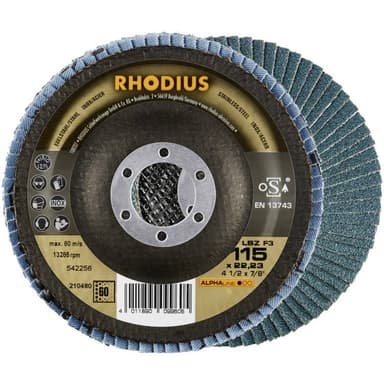 Lamellslipskiva Rhodius 210662 Diameter 115 mm N/A 1 st