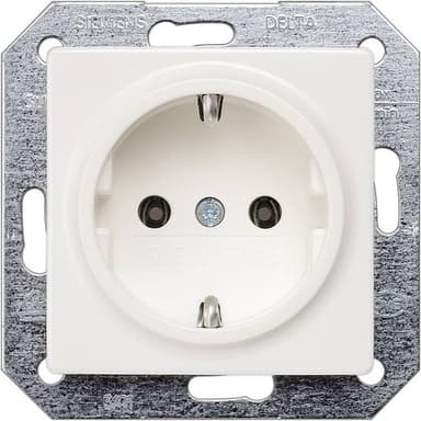 Siemens Insats Vägguttag Delta Vit 5UB1511