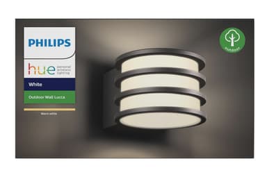 Philips Hue Lucca vägglampa antracit