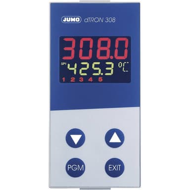Jumo dTRON 308 (hoch) PID Termostat Pt100, Pt500,