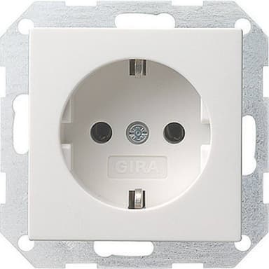 GIRA Insats Vägguttag System 55, Standard 55, E2,