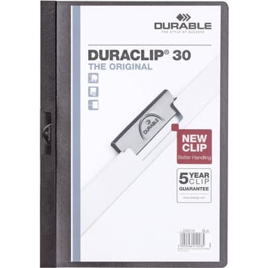 Durable Klämmapp DURACLIP 30 - 2200 220001 DIN A4 Svart