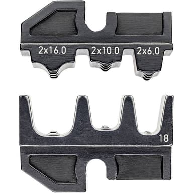 Crimpinsats Dubbel-ändhylsa 6 till 16 mm² Knipex 97 49