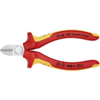 VDE Sidoskärare med facett 125 mm Knipex 70 06 125 70