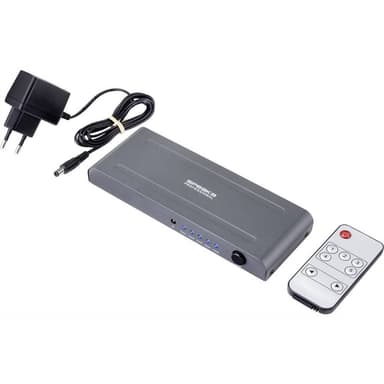 SpeaKa Professional SP-HSW-250 5 Port HDMI-Switch Ultra