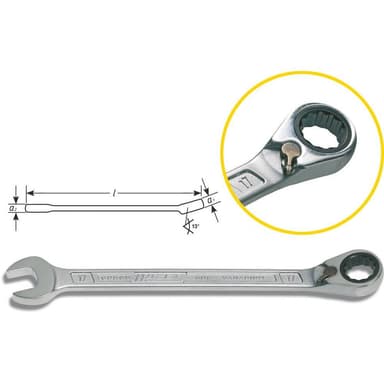 Spärr-ring-u-nyckel 24 mm Hazet 606 606-24