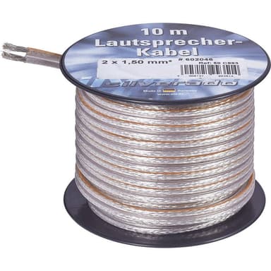 AIV 23555L Högtalarkabel 2 x 1.50 mm² Silver 10 m