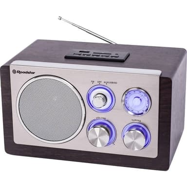 Roadstar HRA-1345N Köksradio FM, AM SD, AUX, USB Trä,