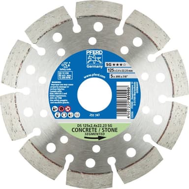 PFERD 68000042 Diamantkapskiva DS 125 x 2,4 x 22,23 SG