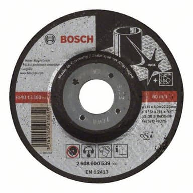 Skrubbskiva bockad 115 mm 22.23 mm Bosch Accessories