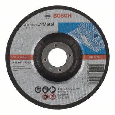 Kapskiva bockad 125 mm 22.23 mm Bosch Accessories