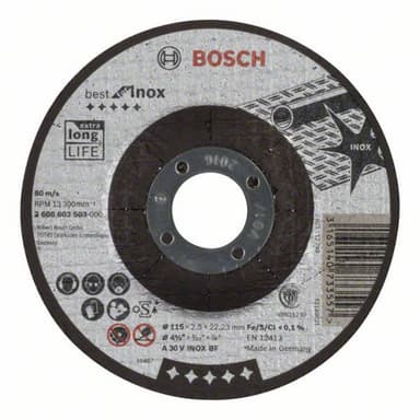 Kapskiva bockad 115 mm 22.23 mm Bosch Accessories