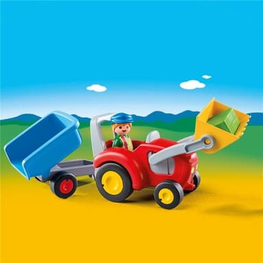 Playmobil 1.2.3, Traktor med släp