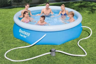 Bestway Pool Fast Set med Pump, 305x76cm, 3800 liter (57266)