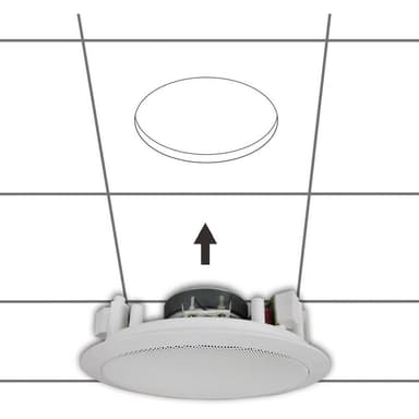 ELA-inbyggnadshögtalare Renkforce CL-130RT 45 W 100 V