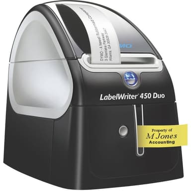 DYMO LabelWriter 450 Duo Etikettskrivare Direkt termisk