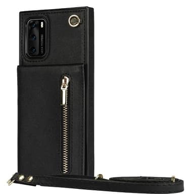 Zipper necklace case Huawei P40 Pro - Svart