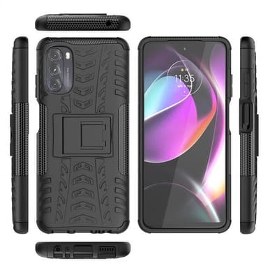 Stöttåligt skal med ställ Motorola Moto G82 5G - Svart