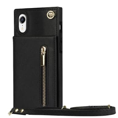 Zipper necklace case Apple iPhone XR - Svart