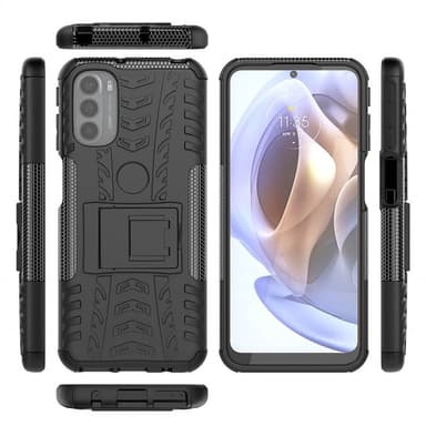Stöttåligt skal med ställ Motorola Moto G41 - Svart