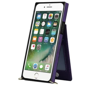 Zipper necklace case Apple iPhone 8 Plus - Lila