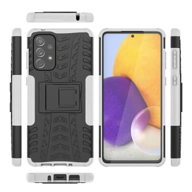 Stöttåligt skal med ställ Samsung Galaxy A73 5G - Vit