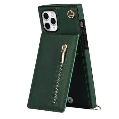 Zipper necklace case Apple iPhone 11 Pro Max - Grön