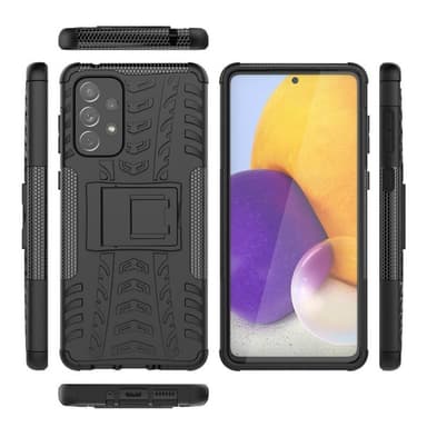 Stöttåligt skal med ställ Samsung Galaxy A73 5G - Svart