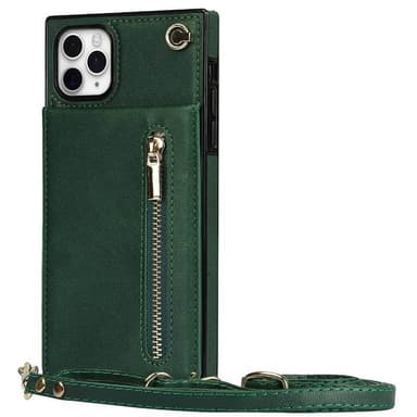 Zipper necklace case Apple iPhone 11 Pro Max - Grön