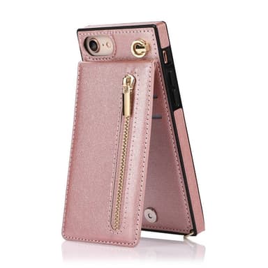 Zipper necklace case Apple iPhone 7 - Rosè