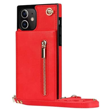Zipper necklace case Apple iPhone 11 - Röd