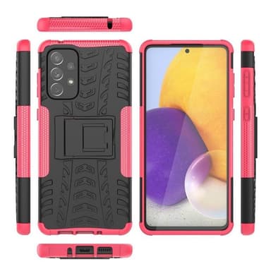 Stöttåligt skal med ställ Samsung Galaxy A73 5G - Rosa