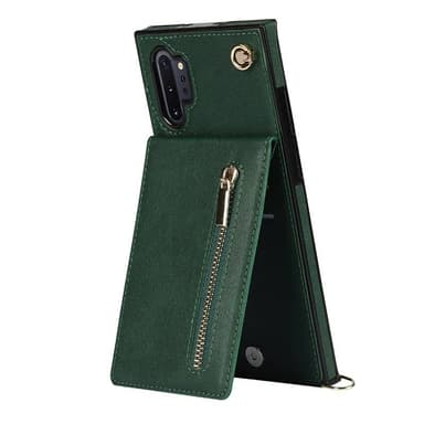 Zipper necklace case Samsung Galaxy Note 10 Plus - Grön