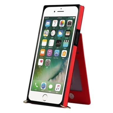 Zipper necklace case Apple iPhone 8 Plus - Röd