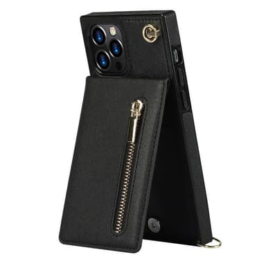 Zipper necklace case Apple iPhone 12 Pro - Svart