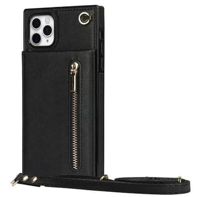 Zipper necklace case Apple iPhone 11 Pro Max - Svart