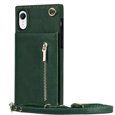 Zipper necklace case Apple iPhone XR - Grön